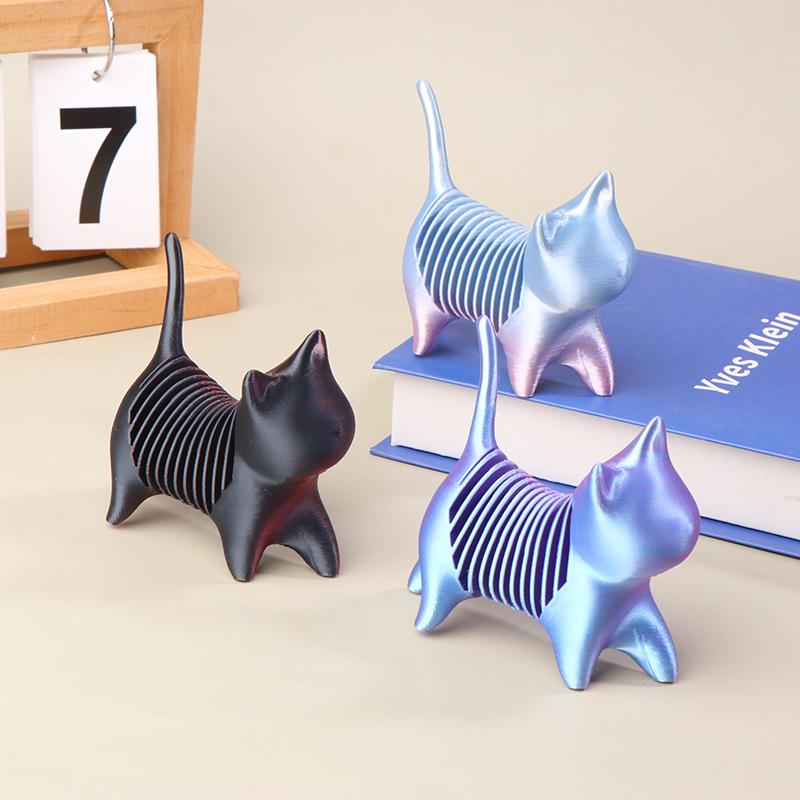 3D печать кошачьих настольных украшений для взрослых декомпрессионные игрушки милые весенние украшения для кошек