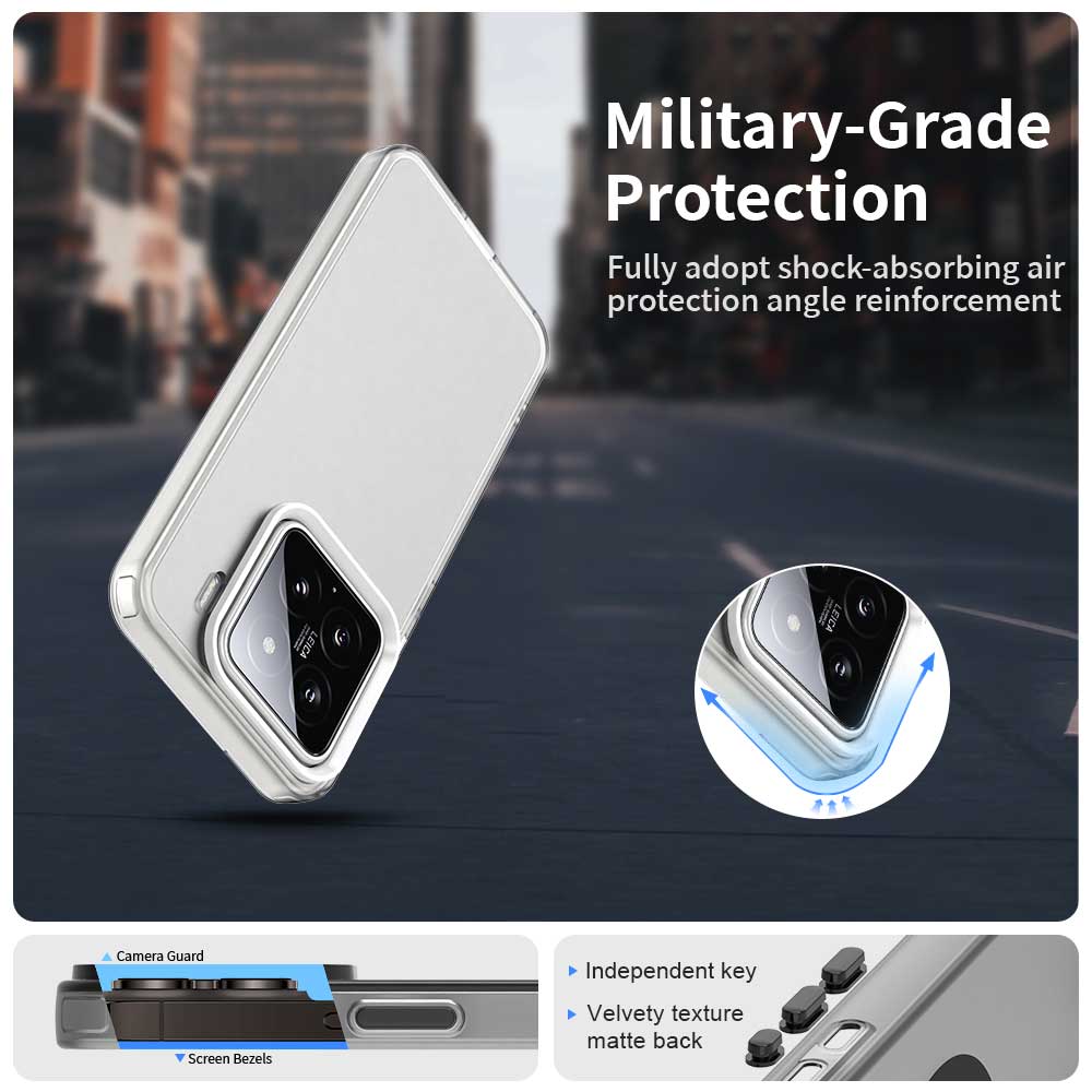 Матовый чехол для Xiaomi 15 Чехол Xiaomi 15 Pro Funda Shell Coque Матовый Полупрозрачный ПК Конфетный цвет Задний бампер для Xiaomi Mi 15