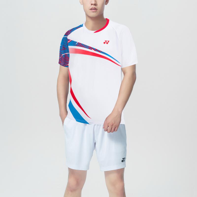 YONEX T-Shirts Men's Crew Neck Moderate Straight Fit 110181BCR
