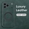 Магнитный чехол для телефона Magsafe для iPhone 17 16 13 12 11 Pro Max Кожаные чехлы для iPhone 17 Air 15 14 Pro Max 16 Plus Чехол