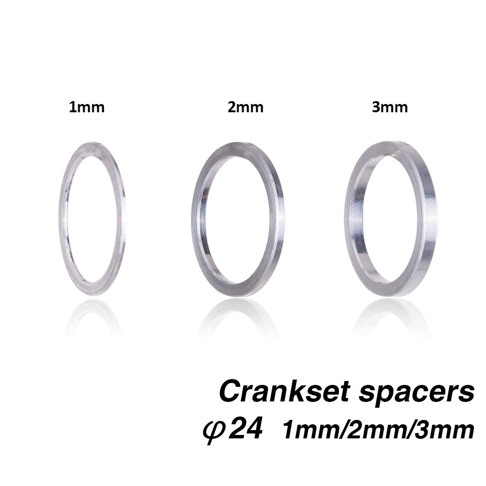 Bottom Bracket Axle Washer Spacer Adapter 24mm x 1 2 3mm MTB Mountain Bicycle Bike BB Crankset Spacer