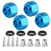 Aluminium Alloy 9mm Hex Wheel Hub Widen Connector for TRAXXAS TRX4 TRX6 1 10 RC Car