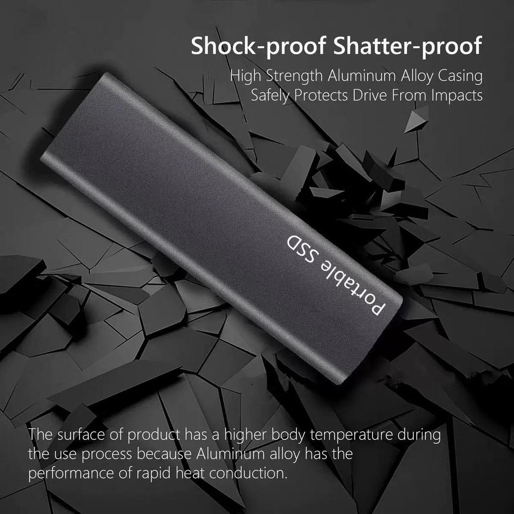 Высокоскоростной портативный твердотельный накопитель SSD - Варианты большой емкости: 2 ТБ, 8 ТБ, 16 ТБ