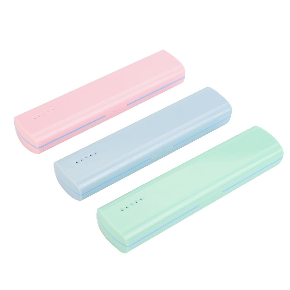 USB / Зарядка от аккумулятора Антибактериальный УФ свет Портативный стерилизатор-очиститель для зубных щеток