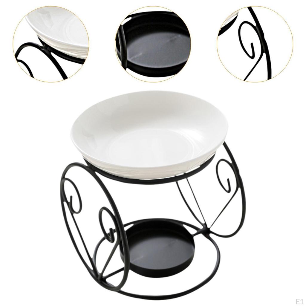 Керамическая аромалампа печь настольная плавилка для воска подставка для чайной свечи для помещения, свадебный подарок