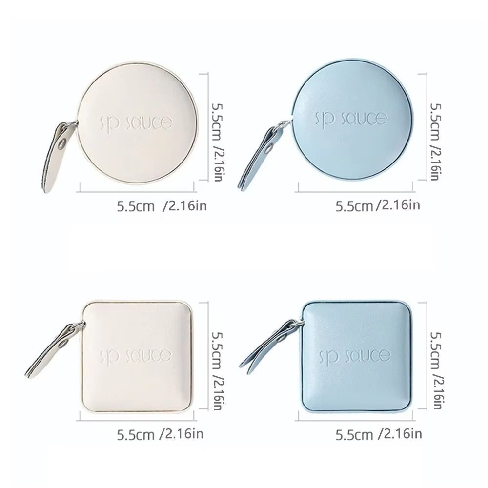 NEW Soft Square Tape Measure Push Button Measuring Tape Body Measuring Soft Tape Portable Mini Retractable Tape