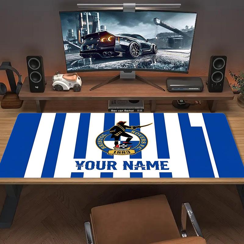 Bristol Rovers F.C Print Cushion Non-slip Laptop Tablet Big Mousepad XXL Mat Mini PC Playmat With Lock edge
