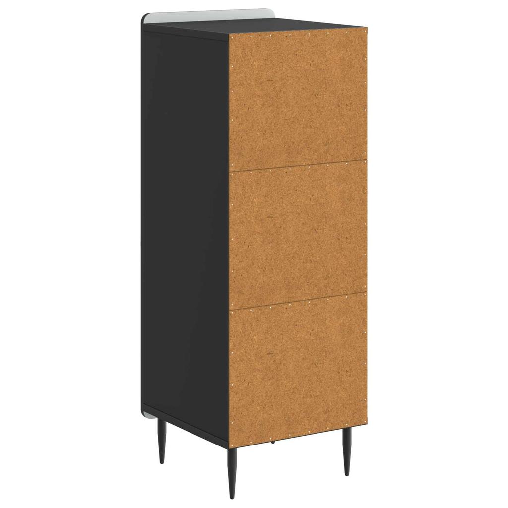 Sideboard Black 34.5 x 33 x 92 cm Particleboard