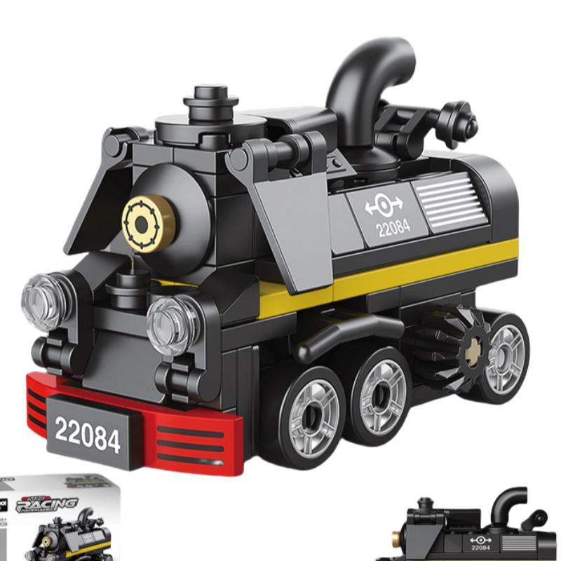 DIY гоночный автомобиль автобус инженерная машина скорая помощь отступить модель строительные блоки кирпичные игрушки для детей мальчики совместимы с