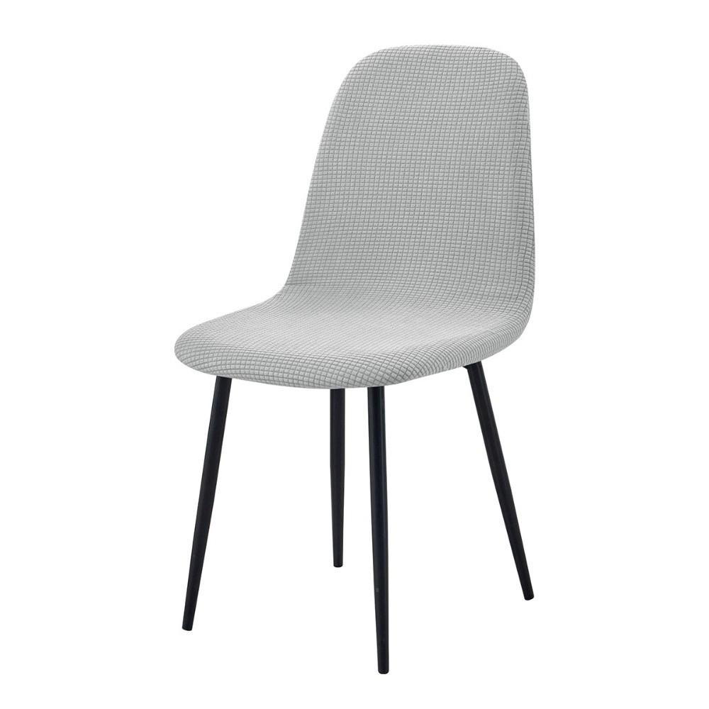 Stretch Jacquard Dining Chair Cover Elastic Spandex Kitchen Chair Cover Dining Room