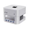 ZepSon Mac Mini M4 Хаб Один Много Mac Mini M4 Pro Док-станция Специальная подставка Передача данных USB-C - Хаб, Значения, Станция, Док, USB-A 4, Высокоскоростной