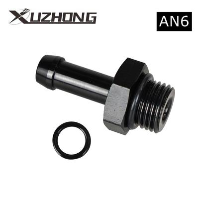 AN6 Переходник для топливопровода с наружной резьбой на 5/16 штуцер для шланга 6AN Уплотнительное кольцо Соединитель ORB Шайба черная анодированная TF-1096 5/16''