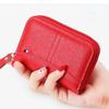 2021 модный мужской кошелек из натуральной кожи, визитница, женский чехол для кредитных карт, унисекс, повседневный мини-кошелек на молнии, портмоне для монет