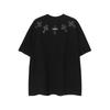 9989 CHROME HEARTS 2025 Летняя новая высококачественная хлопковая футболка с круглым вырезом, свободная, большого размера, для мужчин и женщин, парная футболка