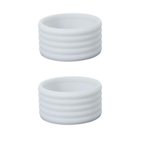 2 шт., эластичная ручка для бадминтона, ракетка для настольного тенниса, ручка, силиконовое противоскользящее кольцо, аксессуары для пиклбола