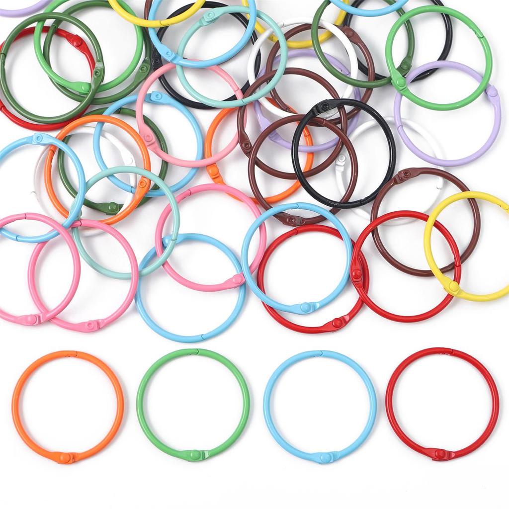 30/43 мм брелок для ключей, красочное открытое кольцо, пряжка, брелок, соединительные застежки для DIY, принадлежности для изготовления ювелирных изделий, аксессуары для брелоков