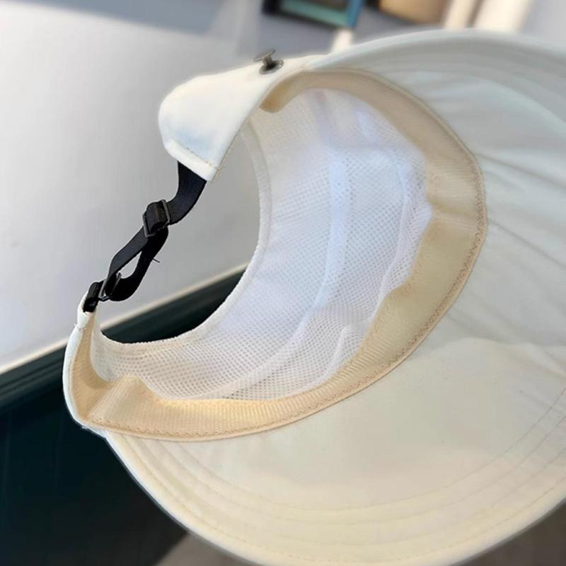Летняя широкополая шляпа от солнца для женщин, складная регулируемая пляжная шляпа-ведро для отдыха на открытом воздухе, козырьки для защиты от ультрафиолета, рыболовные шапки с хвостиком