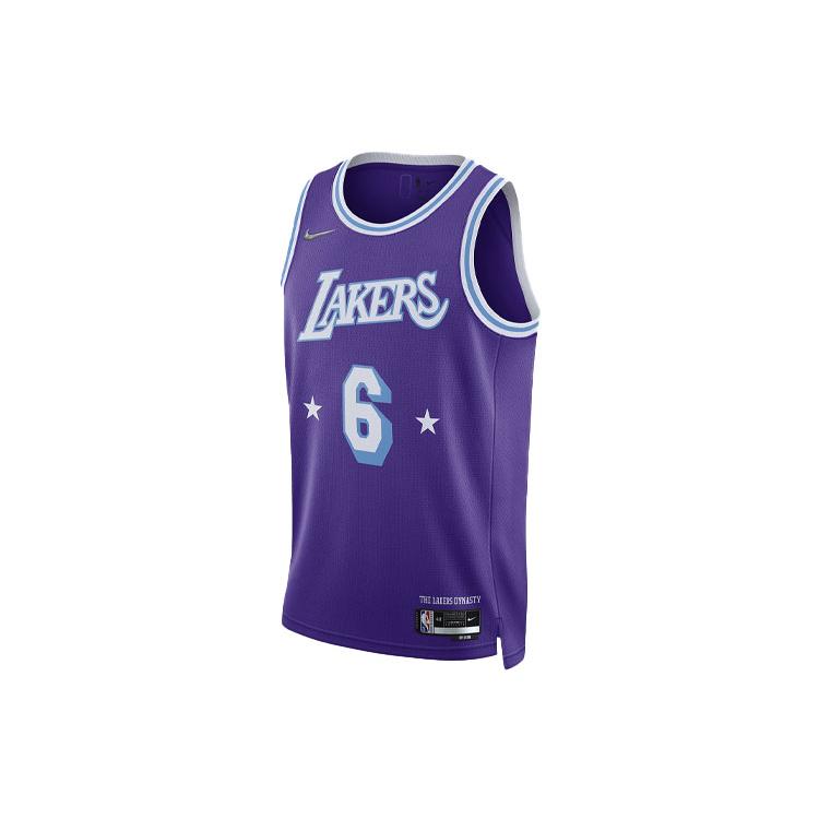 Nike Баскетбольная майка NBA Los Angeles Lakers City Edition Леброн Джеймс 6 Dri-FIT Swingman DB4032-506