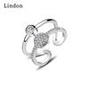 Классическое кольцо Lindon из медного сплава с цирконием, женские ювелирные изделия, свадебный подарок для вечеринки