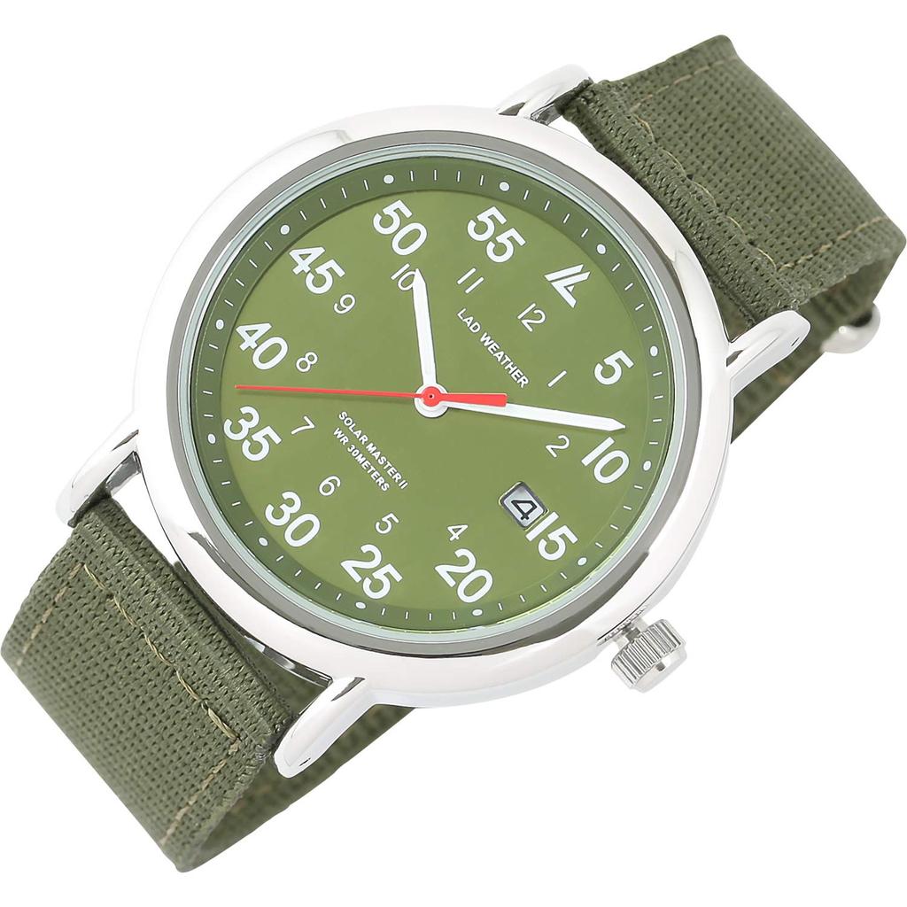Solar Powered Military No Batteries and Watch X [Rad Weather] Men's Watch, Watch, Required, Men's Women's (04.Khaki Khaki)