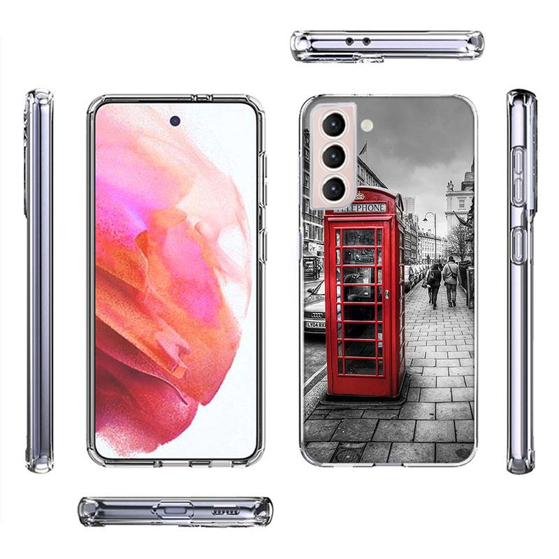 Лондонский Автобус Англия Телефон Чехол для Телефона Для Samsung A17 A56 A36 A26 A16 A55 A35 A25 A15 A05S Galaxy A71 A51 A41 A31 A21S A70 A50