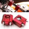 1 Pair CNC 22mm 28mm Off Road Motorcycle Bar Clamps Handlebar Risers Adapter for 7/8" 1-1/8 Pit Dirt Motorbike Accessories
