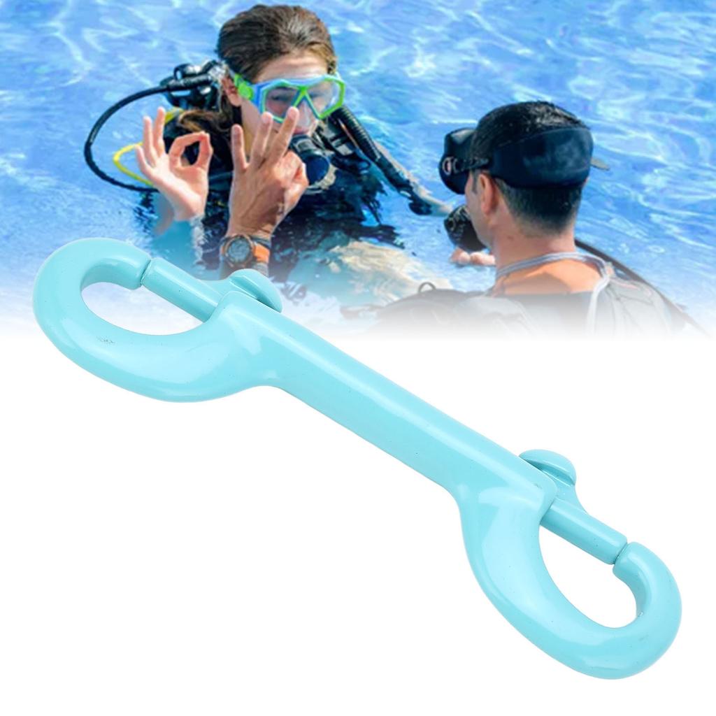 Double Ended Hook 316 Stainless Steel 90MM Quick Release Double Ended Snap Hook for BCD Weight Bearing Belt