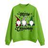 Women's Casual Fashion Round Neck Long Sleeve Christmas Printed Sweatshirt