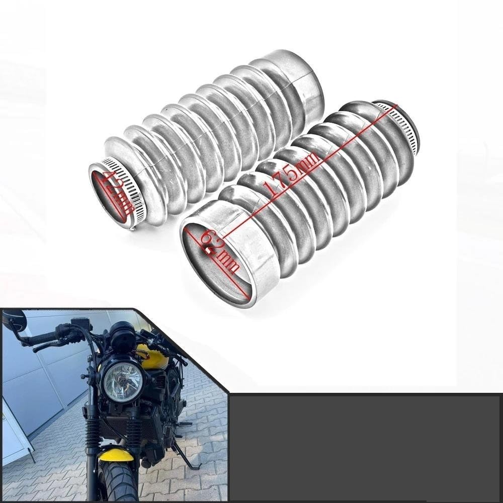 Подходит для Yamaha XSR700 2016-2022 Стабилизатор руля Мотоцикл Защита гофры передней вилки Пыльник Резина