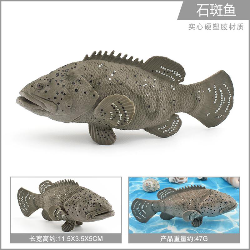Симуляция Морской Жизни, Игрушка Модель Рыбы, Морской Черт, Рыба Жаба, Групер, Украшение Животное Подводного Мира