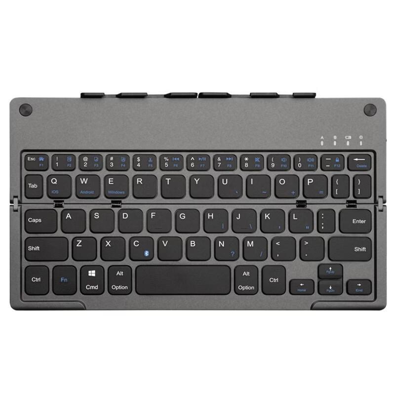 OLOEY Portable Foldable Bluetooth Keyboard with Built-in Stand