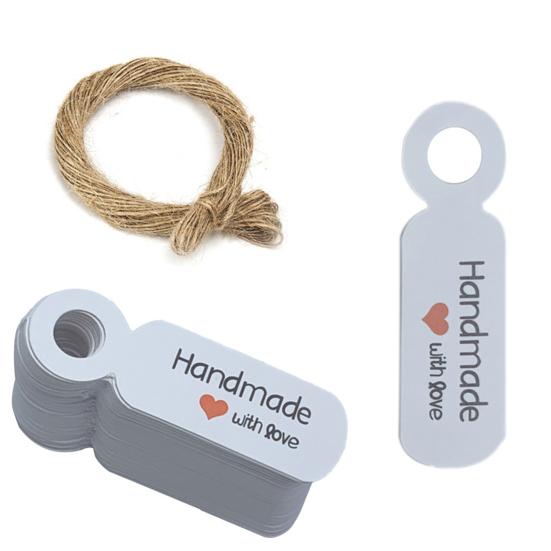 100 шт. красивые мини-открытки с веревкой, декоративные предварительно пробитые отверстия ручной работы, легкие подарочные карты «сделай сам», праздничная поставка