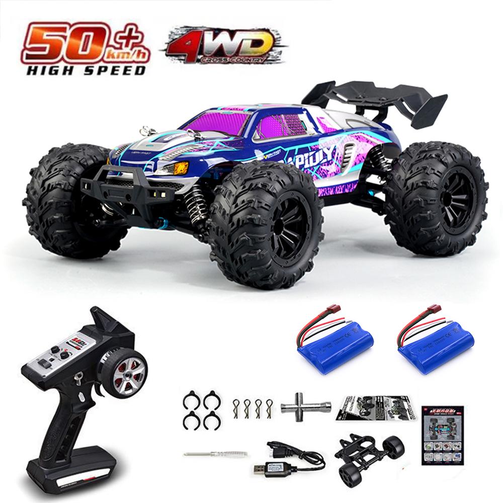 1:16 75 км/ч или 50 км/ч 4WD RC машинка с дистанционным управлением LED машинки высокоскоростной дрифт монстр-трак для детей против игрушек Wltoys 144001