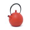 Nambu Ironware Hinomaru Iron Teapot 600cc with Tea Strainer Akane/10283