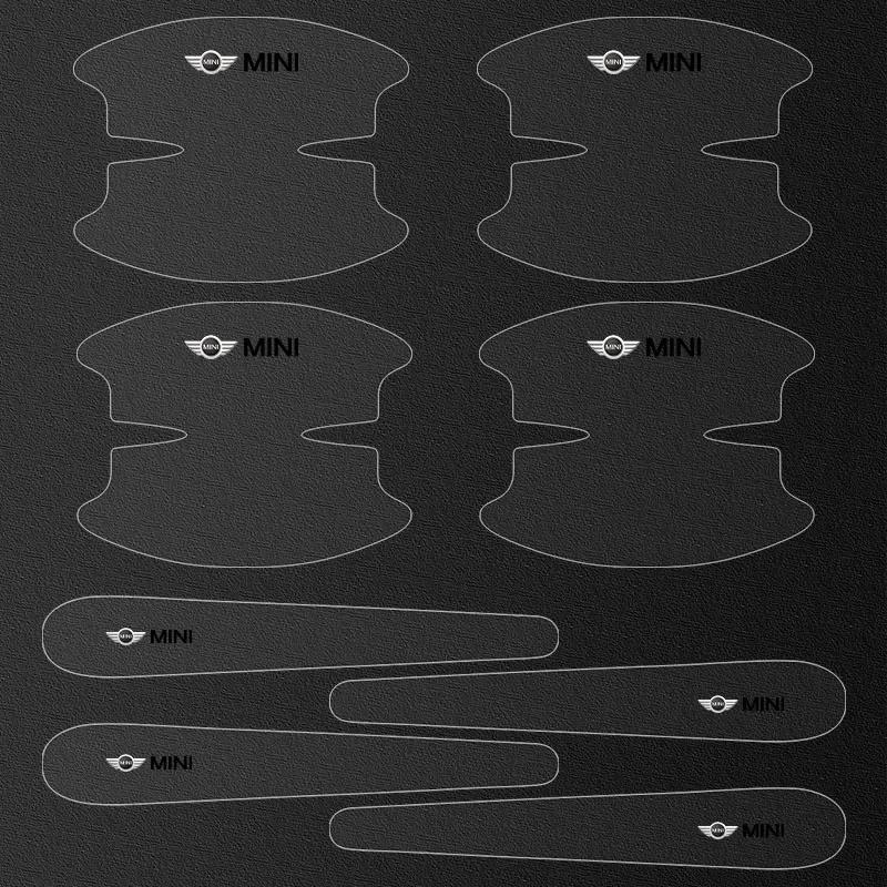 For BMW 8pcs Car Door Bowl Anti-scratch Sticker Clear Door Bowl Handle Protection Sticker For BMW M Performance 1 3 5 7 Series M