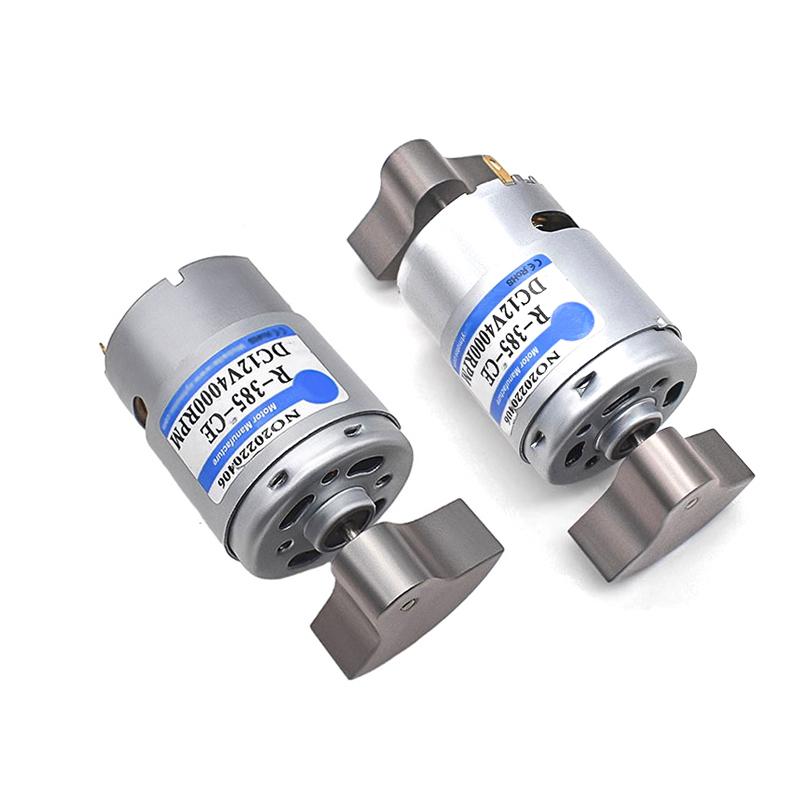 385 Single Dual Head Vibrating Motor Kit Miniature DC Vibrating Motor 12V 24V 4000/8000rpm Massage Motor Round and Sectional