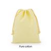 Cotton Drawstring Storage Bag White Canvas Bags for Candy Gift Package Pouch Reusable Home Sundries Organize Dustproof Sacks