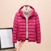 Winter Cotton-padded Women With Hooded Loose Light Down Jacket