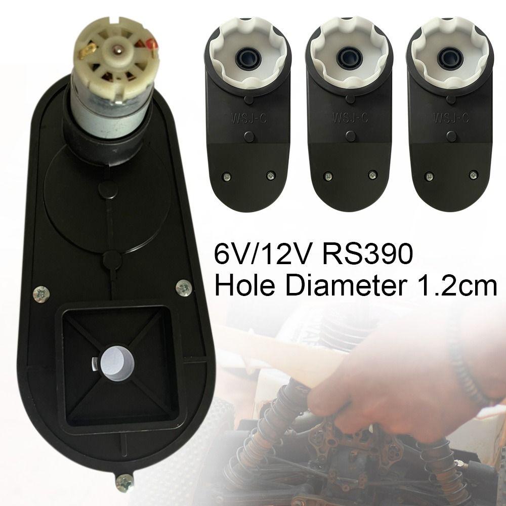6V/12V RS390 Replacement Motor Hole Diameter 1.2cm Car Motor Gearbox Children's Electric Car