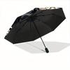 1pc Koi Fish Yin Yang Auto Open/close, All-Season Portable Folding Umbrella for Women & Men, Travel, Everyday, Formal Events - Compact Luxury Parasol,