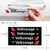 2026 Hot For Volkswagen VW 4Pc Car Door Anti Scratch Auto Door Handle Protector Decals Wiper Stickers For Volkswagen VW Golf 4 7