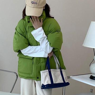 Пуховик с хлопковой подкладкой, пуховик с короткими рукавами, зимняя куртка для женщин, жилет с короткими рукавами, осенне-весеннее популярное пальто