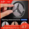 cftxga1 2025 Hot Car Steering Wheel Emblem Sticker Diamond Accessories For Mercedes Benz AMG W205 W211 W212 W213 X253 W166 W167 W117 W24