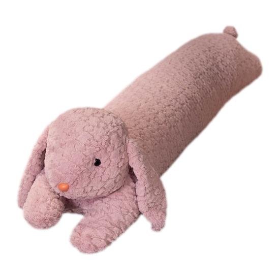 Длинная подушка Длинная форма тела Дизайн кролика и медведя Плюшевая подушка для тела Мягкая ткань из овечьей шерсти Поддержка Подушка для сна Домашний декор