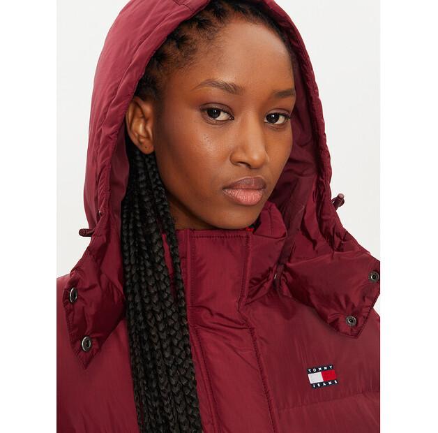 Пуховик Tommy Jeans Alaska DW0DW18860 бордовый Regular Fit