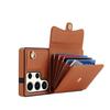Applicable To Samsung S23 Ultra Card Plug In Organ Leather Case A13 Tilt Cross Phone Case NOTE20 New Mobile Phone Case