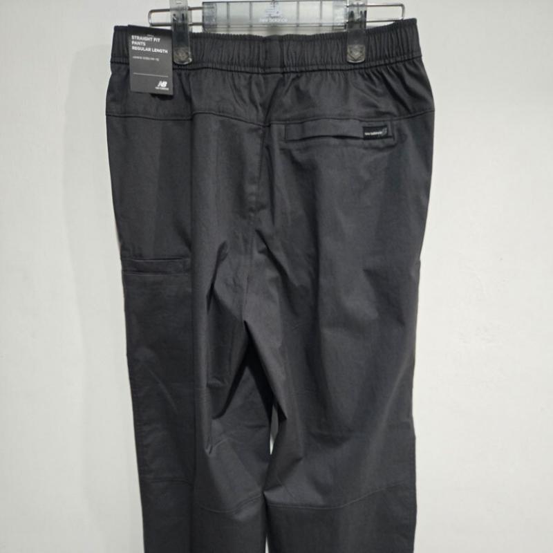 New Balance Прямые брюки Uni Ess Woven Nbntf21033 цвета древесного угля