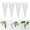 4pcs Clear Cone Hanging Flower Vase Home Decor
