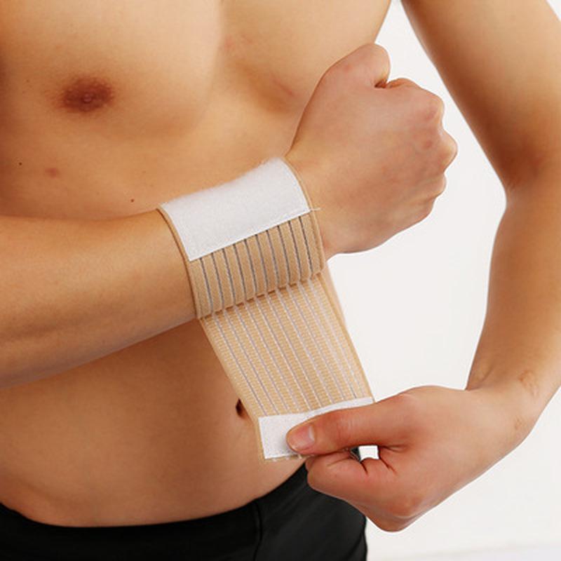 1 шт. эластичный бинт в полоску для рук, безопасный, грязеотталкивающий, носимый спортивный наколенник, ремень для защиты лодыжки и ног, браслет для запястья для фитнеса