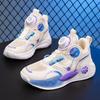Children's Basketball Shoes 2025 Summer New Breathable Mesh Boys Professional Sneakers Medium and Older Boys Sports Shoes